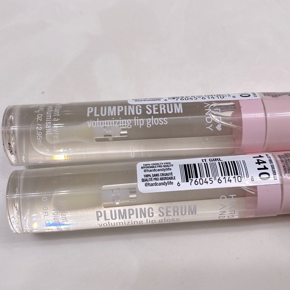 (LOT OF 2) Hard Candy Plumping Serum Volumizing Lip Gloss, It Girl, NEW & SEALED - Picture 3 of 6